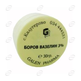БОРОВ ВАЗЕЛИН 3% x30 грама | ePharm.bg