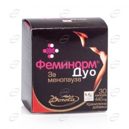 ФЕМИНОРМ ДУО 30 капсули Borola - при менопауза | ePharm