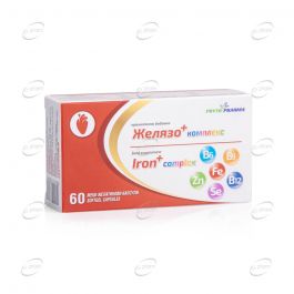 ЖЕЛЯЗО ПЛЮС КОМПЛЕКС капсули PHYTO PHARMA