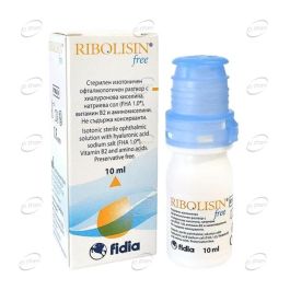 RIBOLISIN FREE капки за очи x10 мл | ePharm.bg