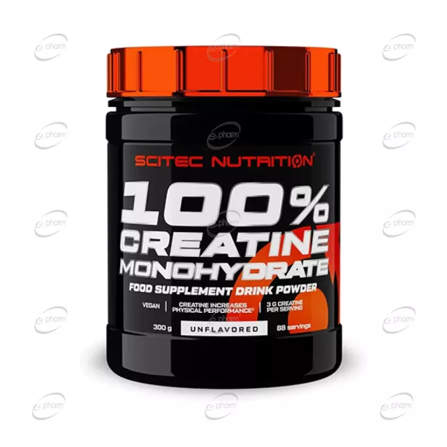 100% КРЕАТИН МОНОХИДРАТ пудра SCITEC NUTRITION