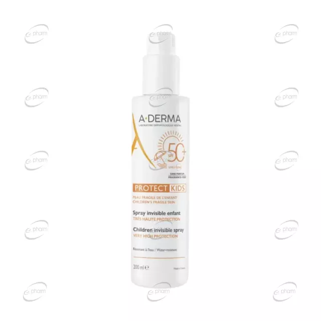 A-DERMA PROTECT KIDS Невидим спрей SPF50+