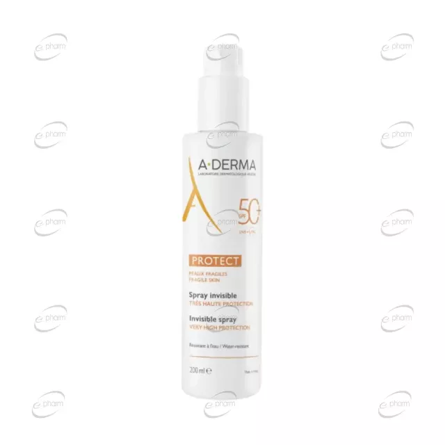 A-DERMA PROTECT Невидим спрей SPF50+
