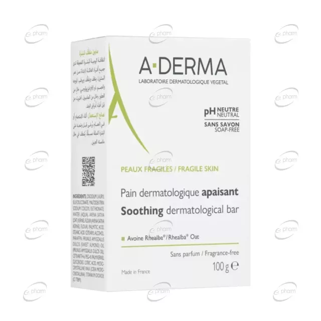 A-DERMA Дерматологичен сапун