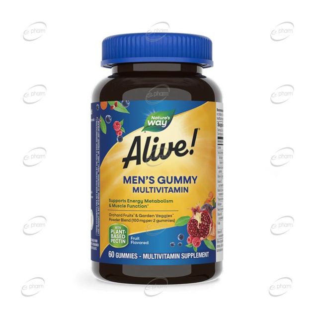 Alive PREMIUM ЗА МЪЖЕ желирани таблетки Nature's Way