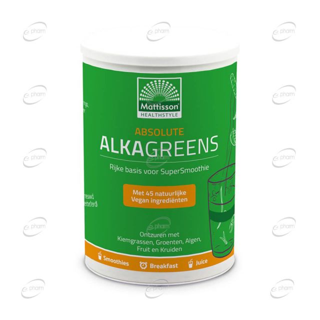 ABSOLUTE ALKAGREENS прах Mattisson Healthstyle