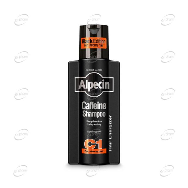 ALPECIN C1 BLACK EDITION Кофеинов шампоан за мъже