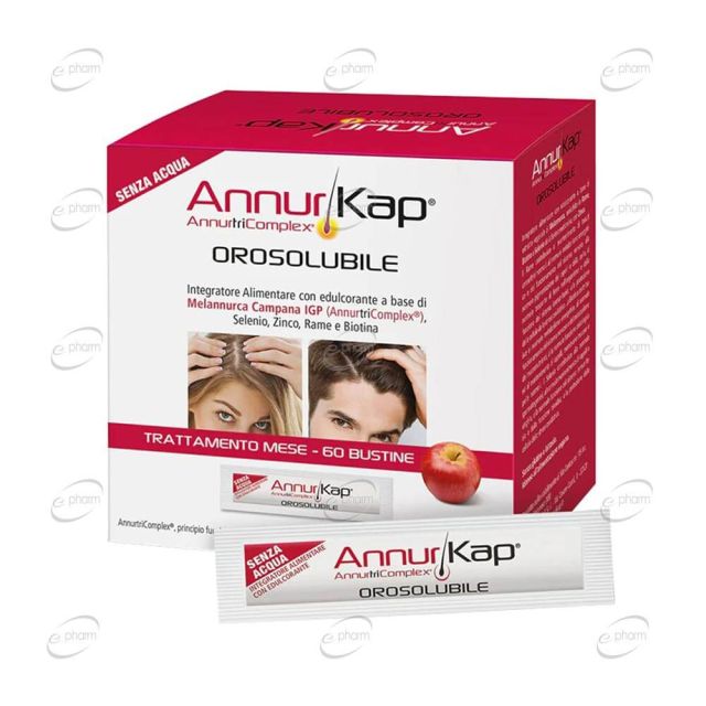 AnnurKap Комплекс за укрепване и растеж на косата сашета