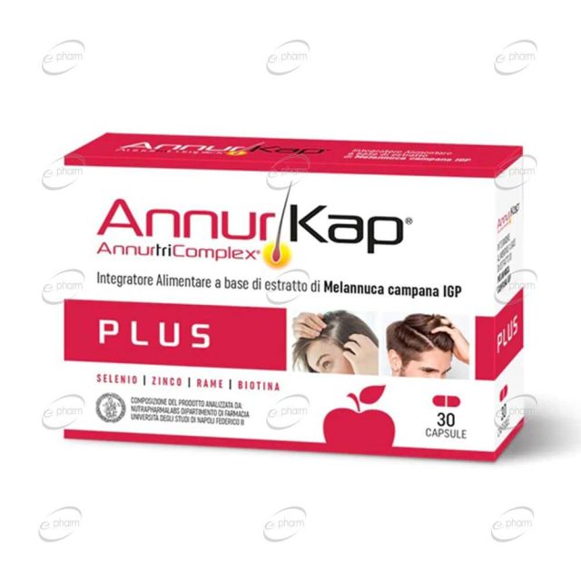 AnnurKap PLUS За укрепване и растеж на косата капсули