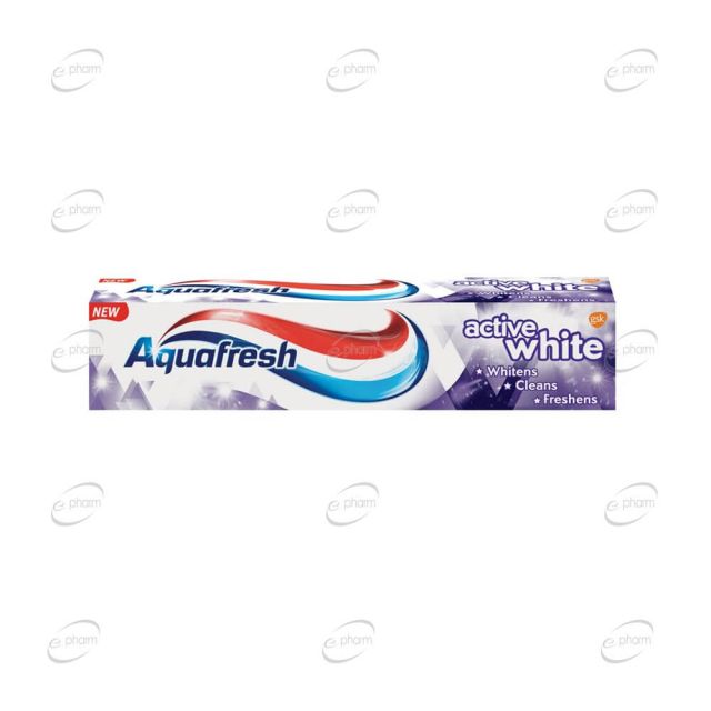 AQUAFRESH Active White избелваща паста за зъби