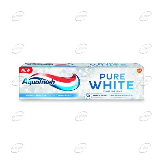 AQUAFRESH Pure White tingling mint