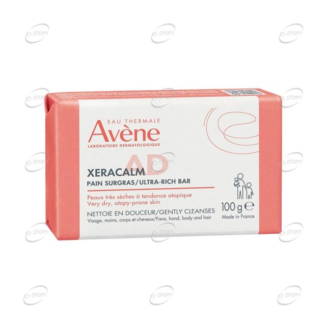 AVENE XERACALM A.D. Свръхобогатен сапун