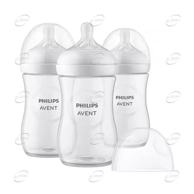 AVENT Natural Response комплект шишета 3х260 ml (1+ месеца)