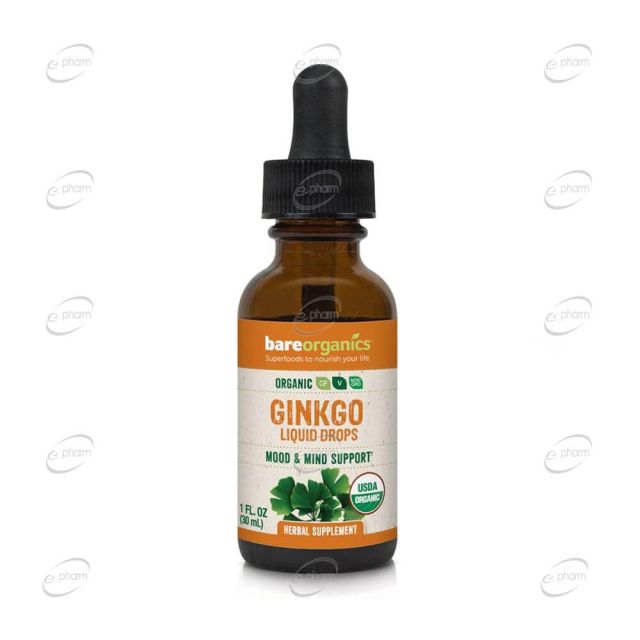 Ginkgo капки BAREORGANICS