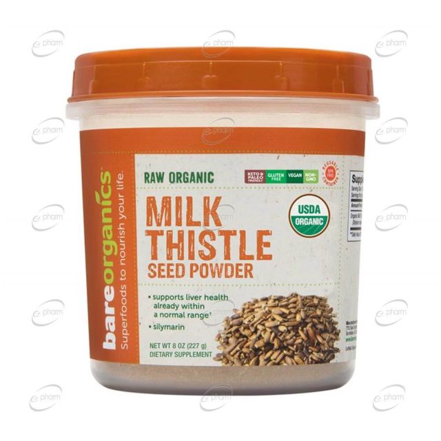 Milk Thistle Seed пудра BAREORGANICS