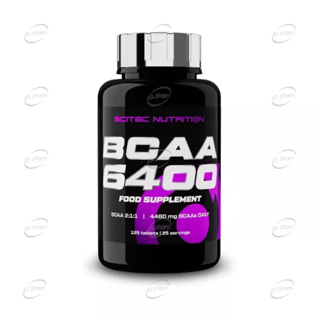 BCAA 6400 таблетки SCITEC NUTRITION