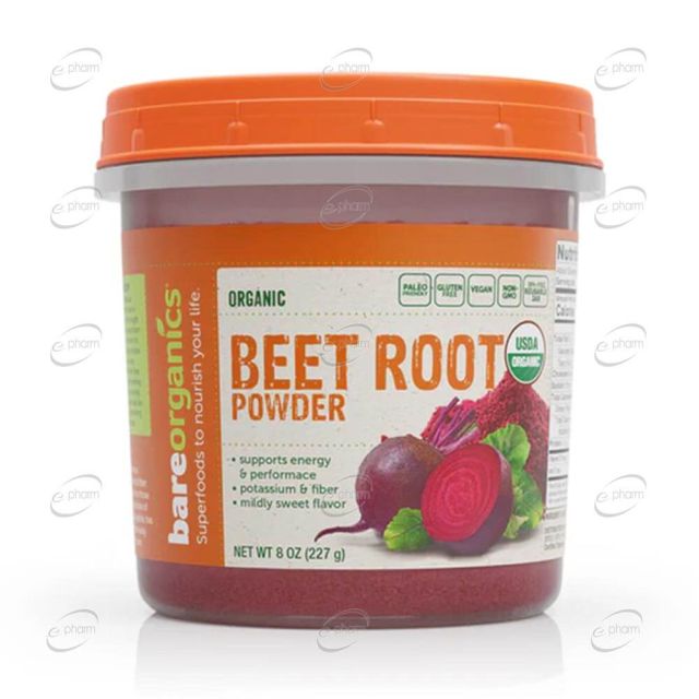 Beet Root пудра BAREORGANICS