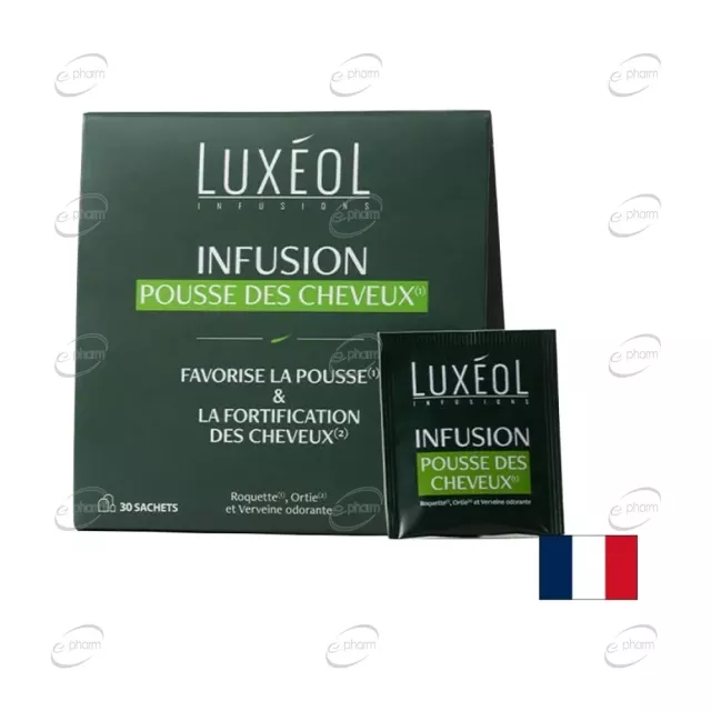 Билков чай за растеж и укрепване на косата филтър Luxéol