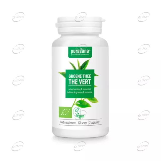 БИО ЗЕЛЕН ЧАЙ ЕКСТРАКТ капсули PURASANA