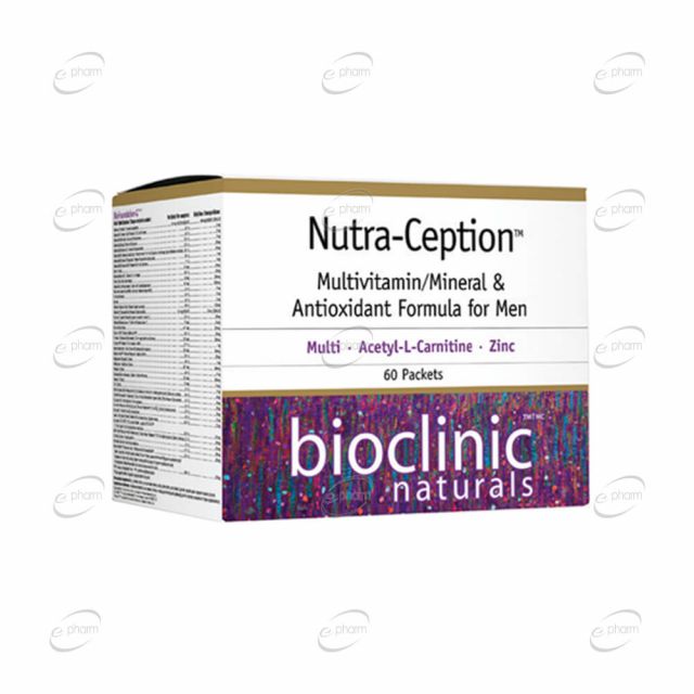 NUTRA CEPTION Сперматогенеза формула за мъже сашета Bioclinic Naturals