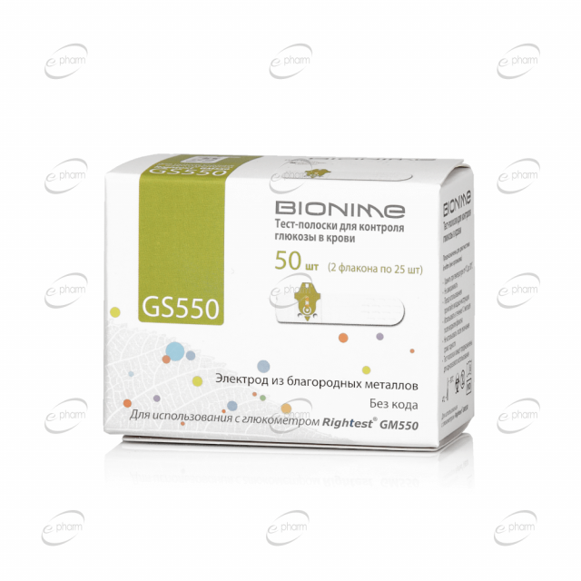 BIONIME GS-550 тест ленти