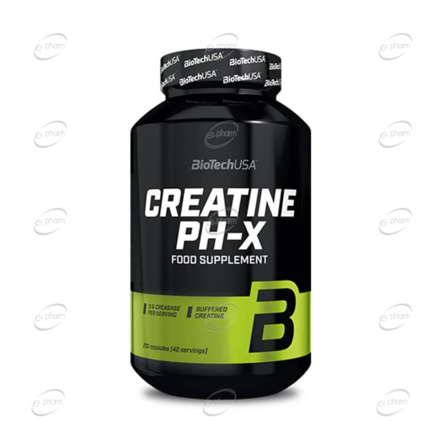CREATINE PH-X капсули BIOTECH USA