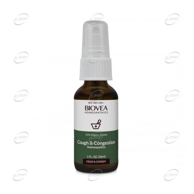 COUGH & CONGESTION Homeopathic Remedy спрей BIOVEA