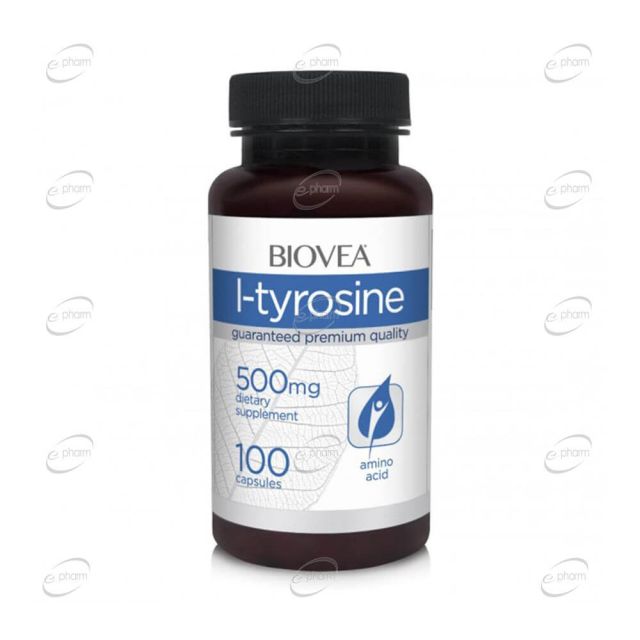 L-TYROSINE 500 mg капсули BIOVEA