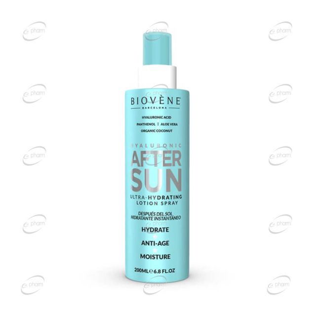 BIOVENE BARCELONA ULTRA-HYDRATING AFTERSUN лосион спрей