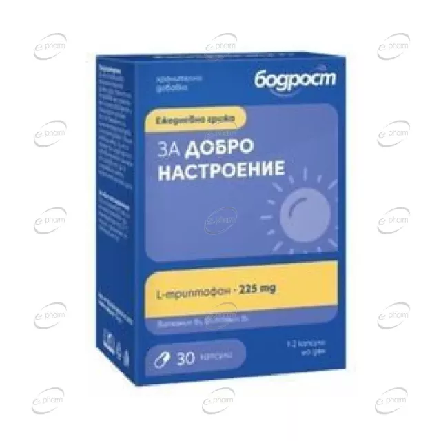 БОДРОСТ ЗА ДОБРО НАСТРОЕНИЕ капсули Sopharma
