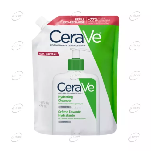 CeraVe Хидратиращ измиващ крем пълнител