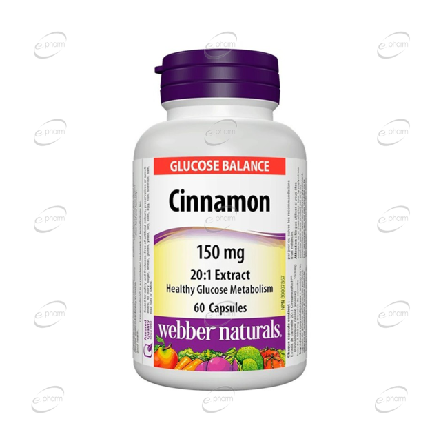 CINNAMON капсули Webber Naturals