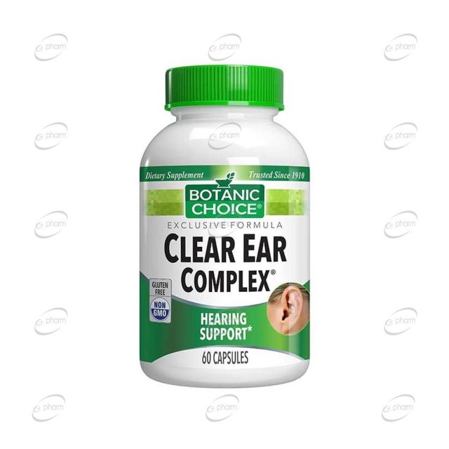 CLEAR EAR COMPLEX capsules BOTANIC CHOICE