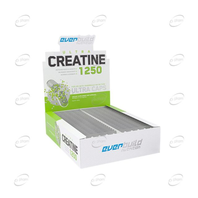 CREATINE MEGA CAPS 1250 mg капсули EVERBUILD-900 капсули