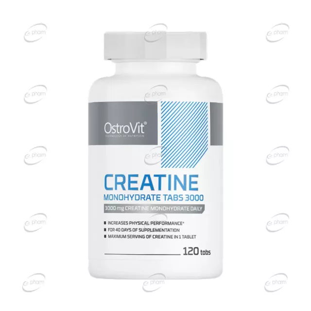 CREATINE MONOHYDRATE TABS 3000 таблетки OstroVit