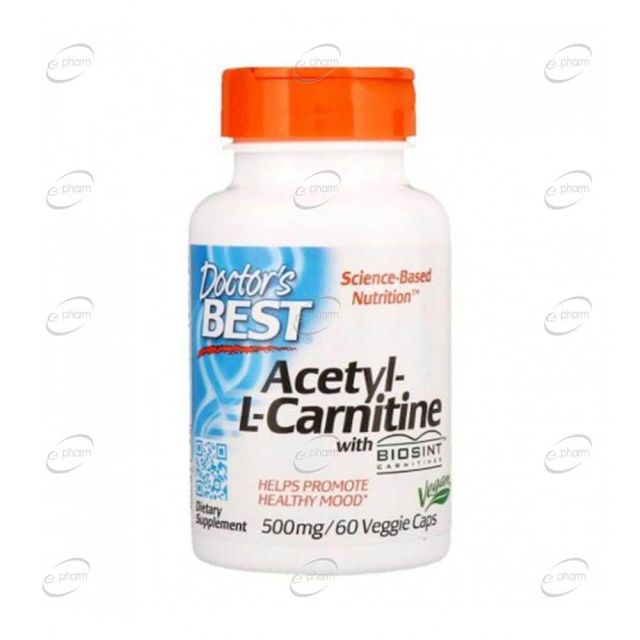BEST ACETYL L-CARNITINE 588 mg капсули Doctor's Best