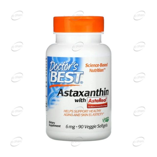 ASTAXANTHIN 6 mg дражета Doctor's Best