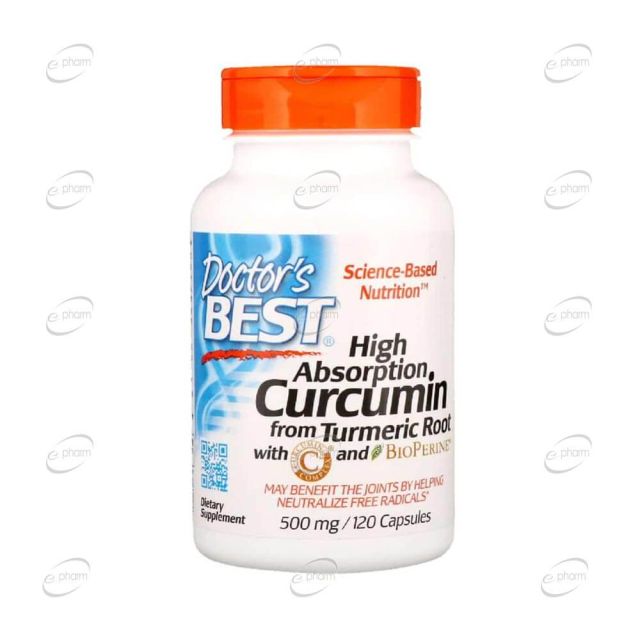 CURCUMIN from TURMERIC ROOT with C 500 mg капсули Doctor's Best