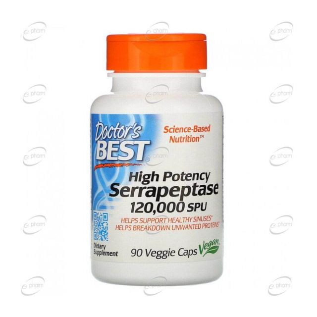 SERRAPEPTASE 120.000 SPU капсули Doctor's Best