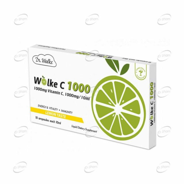 ВИТАМИН C 1000 mg ампули Dr. Wolke
