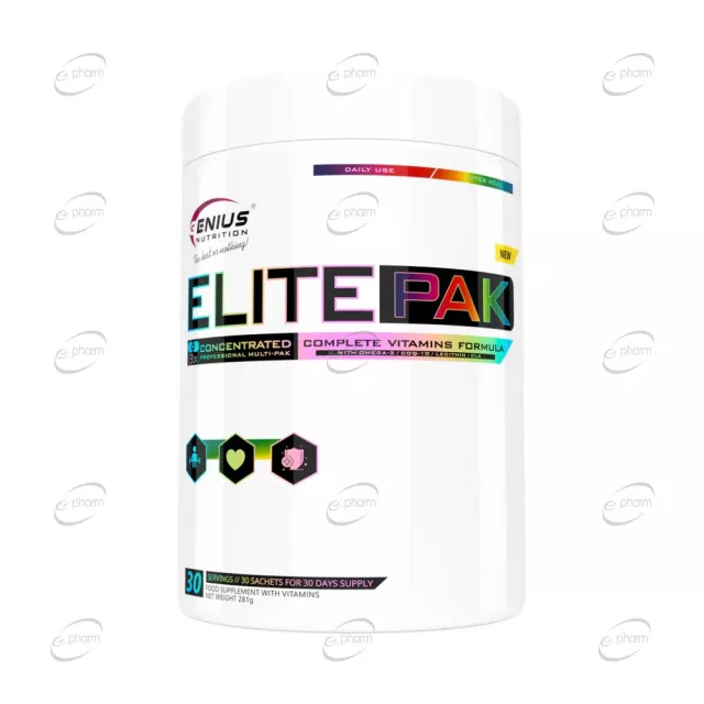 ELITE PAK дози Genius Nutrition