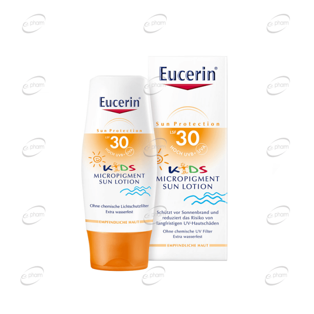 Eucerin Слънцезащиутен лосион за деца с микропигменти SPF 30