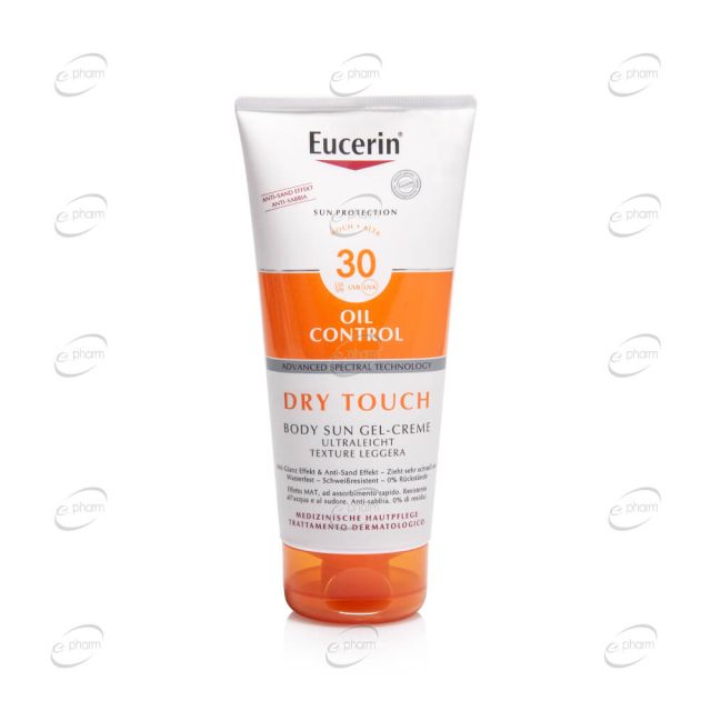 Eucerin Oil Control Слънцезащитен гел-крем за тяло SPF 30