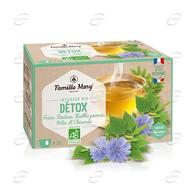 Infusion bio detox чай Famille Mary