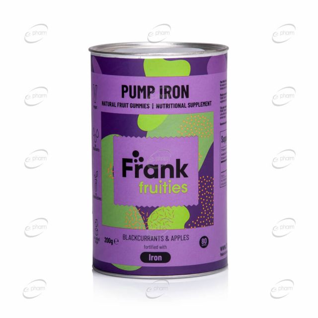 PUMP IRON плодови таблетки Frank fruities
