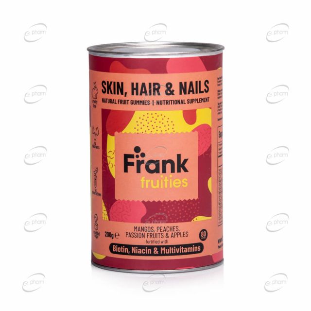 SKIN, HAIR & NAILS плодови таблетки Frank fruities