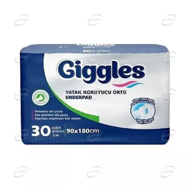 Giggles Еднократни абсорбиращи чаршафи 90x180