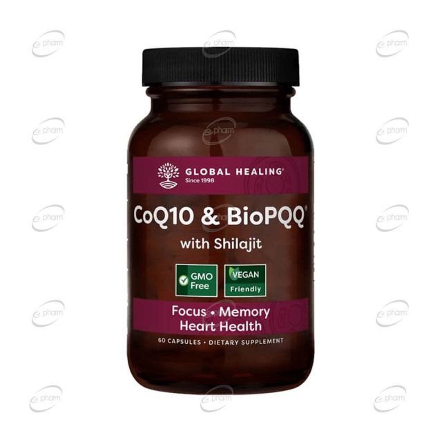 CoQ10 and Bio PQQ with Shilajit капсули GLOBAL HEALING