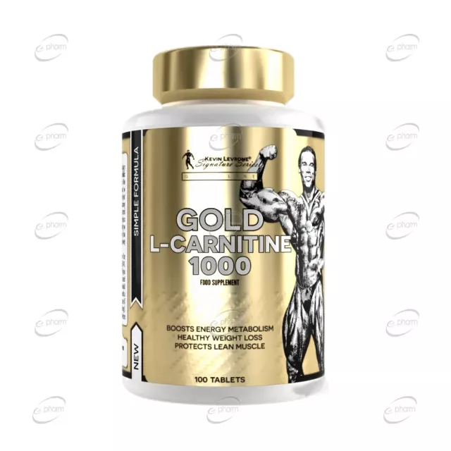 GOLD L-CARNITINE 1000 таблетки Kevin Levrone