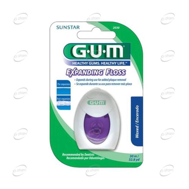 GUM Expanding Floss Разширяващ се конец за зъби